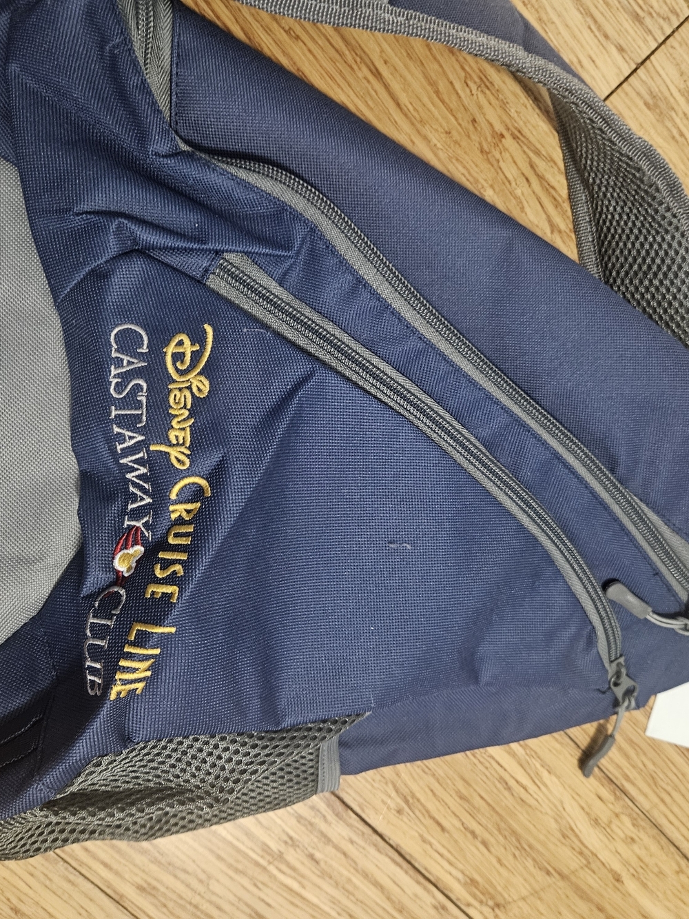Disney Cruise Line Castaway Club Navy Shoulder Sling Bag